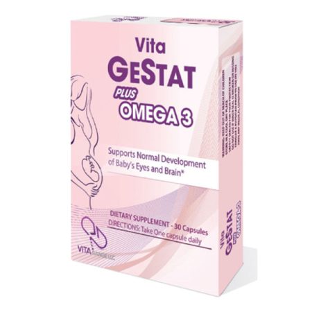 Vita gestat + omega 3 caps 30s – Saha Jamal Pharmacy